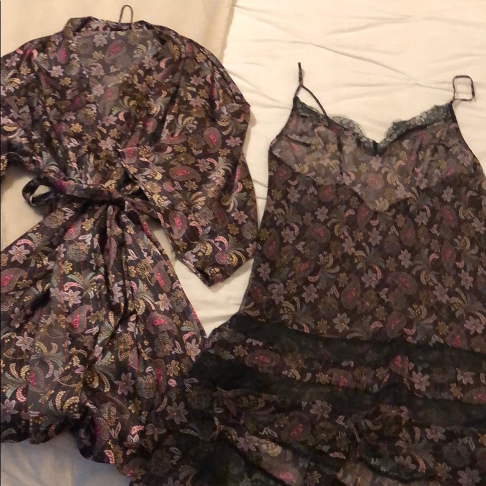 Victoria's Secret Robe and Slip